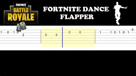 Fortnite Dance Flapper Easy Guitar Tabs Tutorial Youtube