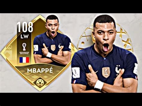 BEST LW 108 RATED KYLIAN MBAPPÉ GAMEPLAY REVIEW FIFA MOBILE TOTT YouTube