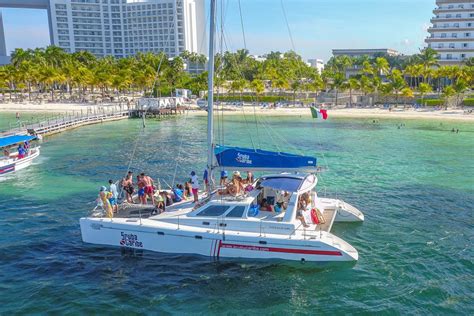 Catamaran Day Cruise To Isla Mujeres Scubacaribe