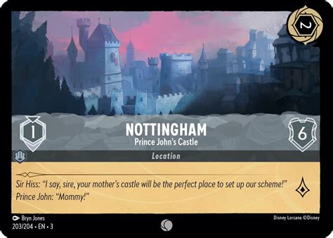 Nottingham - Prince John's Castle - Into the Inklands - Disney Lorcana