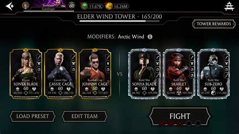 Elder Wind Tower Fatal Battle 165 Mortal Kombat Mobile YouTube