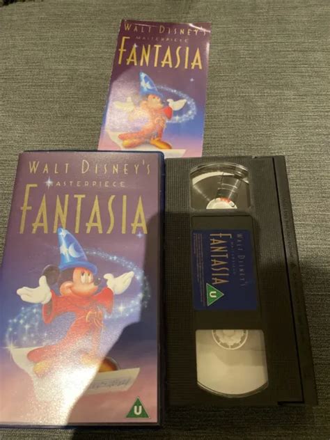 Walt Disney Fantasia Masterpiece Vhs Video Tape Picclick Uk