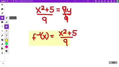 College Prep Algebra Inverse Functions Youtube