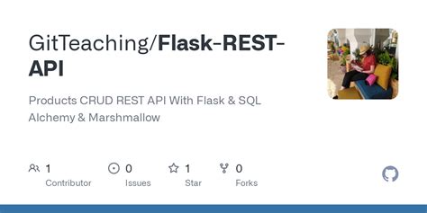 GitHub GitTeaching Flask REST API Products CRUD REST API With Flask