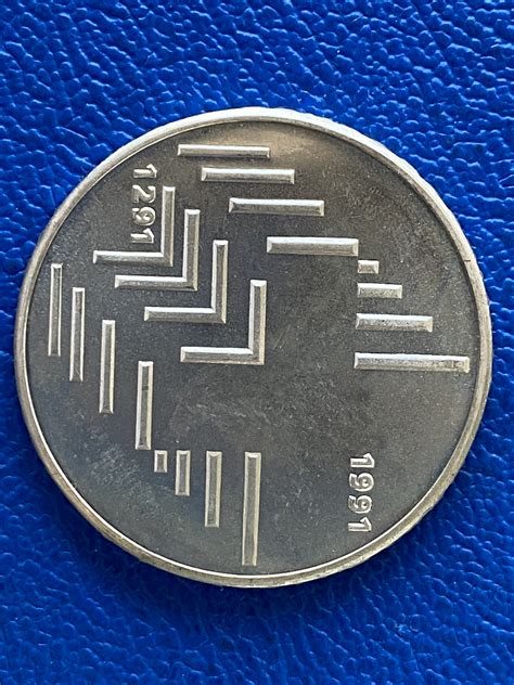 Schweiz 20 Franken 1991 700 Jahre Eidgenossenschaft Silberkaufen Bei