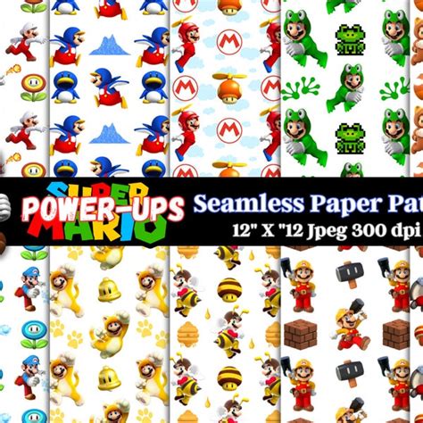 Mario Power Ups - Etsy