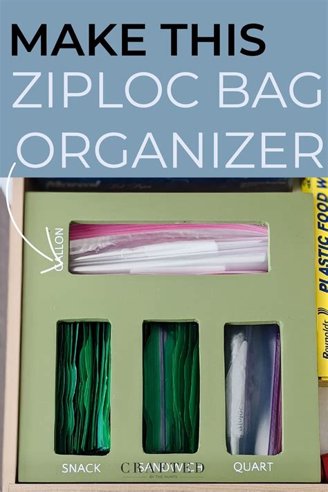 Tired Of Ugly Cardboard Boxes And Disorganized Kitchen Drawers Make This Simple Ziploc Bag