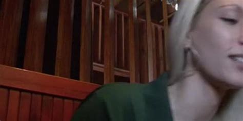 Hot Blonde Bartender Fucked After Failed Casting With Ugly Chick Uma