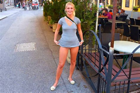 Blonde Upskirt Porn Pic