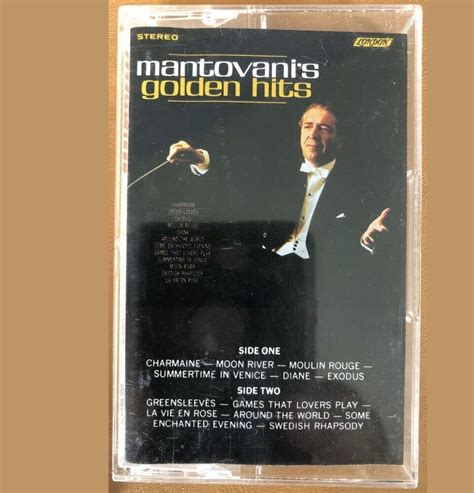 Mantovanis Golden Hits Mantovani His Orchestra Cassette Tape