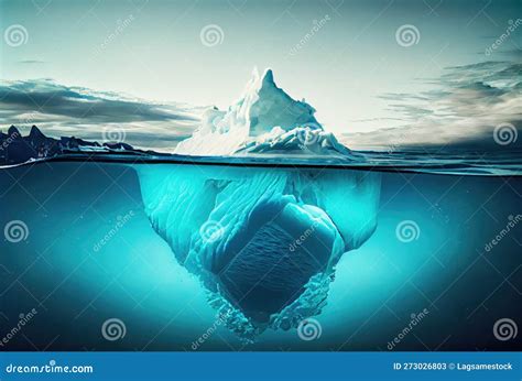 Iceberg Underwater Art