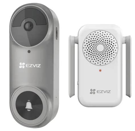 EZVIZ DB2 Pro 5mp Battery Powered Video Doorbell Kit Grey Instruction