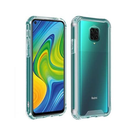 Capa Silicone Reforçada Xiaomi Redmi Note 9S 9 Pro Transparente