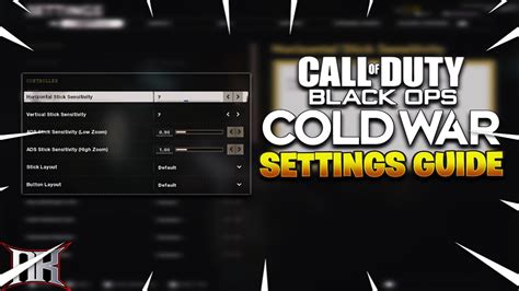 Call Of Duty Black Ops Cold War Best Controller Settings To Use Bocw