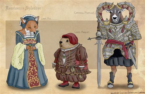 Artstation Renaissance Anthropomorphic Animals