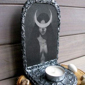 Hecate Altar Candles Holder/goddess of Witchcraft Magic and - Etsy