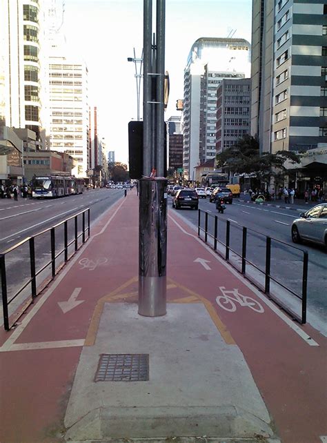 Bike lane São Paulo Brazil MAURO CATEB Flickr