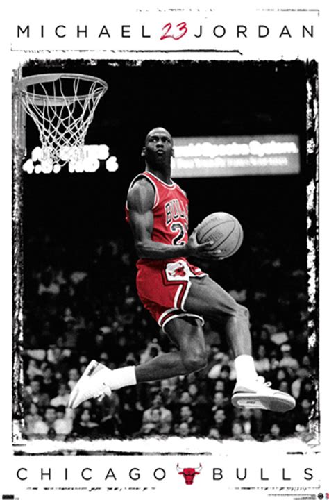 Michael Jordan - Michael Jordan Dunk Poster