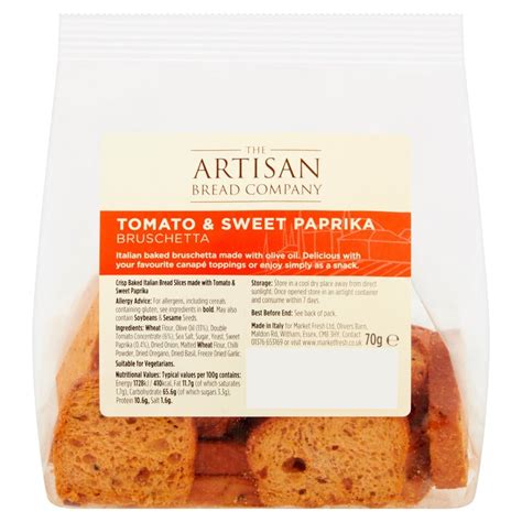 The Artisan Bread Company Tomato Salsa Bruschetta 70g Tesco Groceries