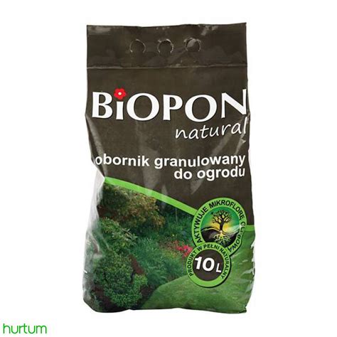 Biopon L Natural Obornik Granulowany Do Ogrodu W Hurtum Pl