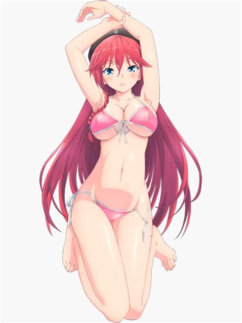 Lilith Swimsuit Anime Waifu Hentai Anime Sticker For Sale By Hentaii