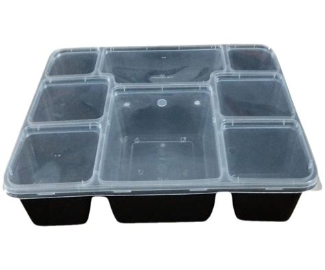 8 Compartment Plastic Disposable Plate At Rs 15 Piece Plastic Plate