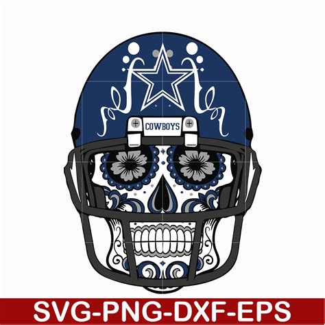 Dallas Cowboys Skull Svg Skull Cowboys Svg Nfl Svg Png D Inspire