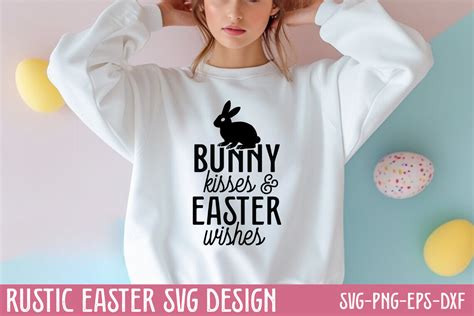 Bunny Kisses And Easter Wishes Svg Graphic By Craftart Creative Fabrica