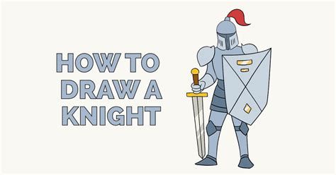 How To Draw A Knight Really Easy Drawing Tutorial