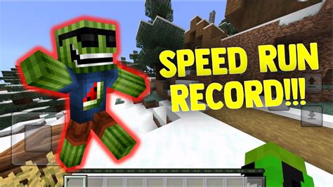 Minecraft Speed Run Youtube