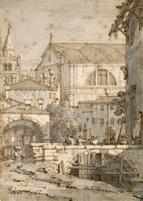 Canaletto drawings: sometimes a study for a painting, always a ...