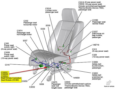 2007 Ford Expedition Heated Seat Module