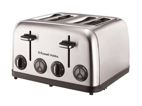 Toasters Russell Hobbs 4 Slice Stainless Steel Toaster 859697