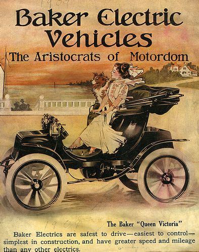 1909 Baker Electric | Electric cars, Vintage cars, Vehicles