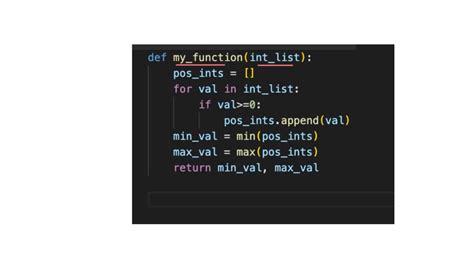 Solved Accept A List Of Integers And Print The Smallest And Largest