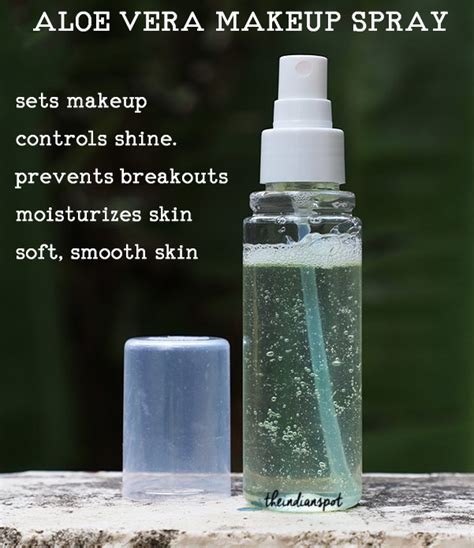 Diy Makeup Setting Spray With Aloe Vera Gel Saubhaya Makeup