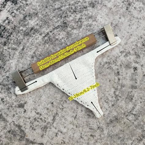 Handmade Crochet Bikini Thong String Mini Bikini Exposed Micro Swimwear Bikini Lingerie Sets