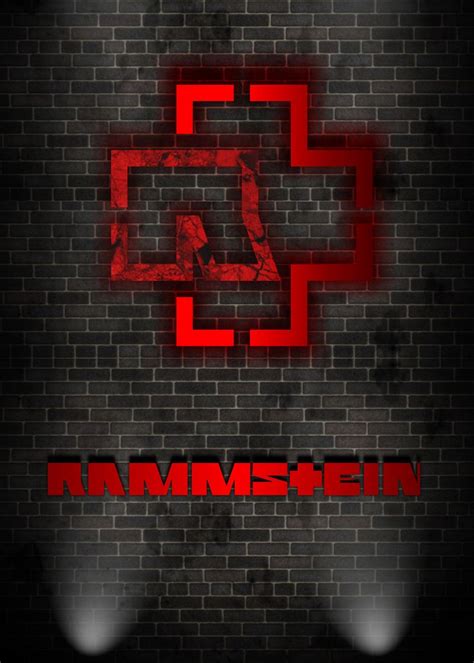 Rammstein Poster Picture Metal Print Paint By Tony Müller Displate