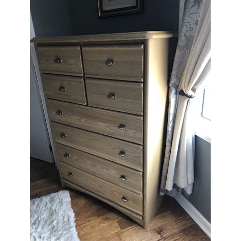 Oak Wood Dresser Aptdeco