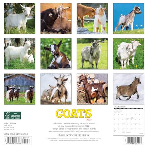 2023 Goats Wall Calendar Michaels