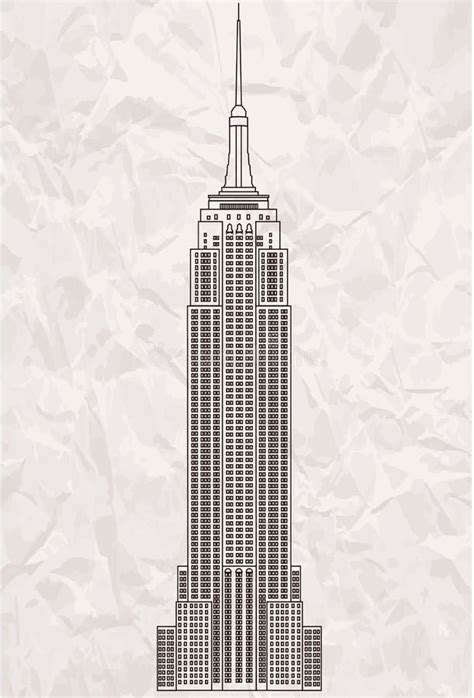 Empire State Building photographie éditorial. Illustration du dessin - 68555592