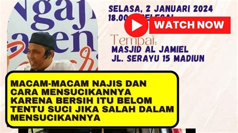 MACAM NAJIS DAN CARA MENSUCIKANNYA KARENA BERSIH SAJA BELOM TENTU SUCI