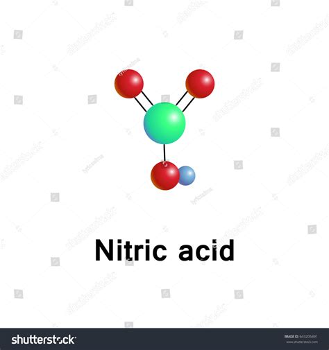 Nitric Acid Aqua Fortis Spirit Niter Stock Vector Royalty Free