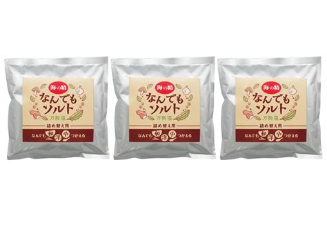 【楽天市場】塩 しお 国産 なんでもソルト 万能塩 詰め替え用 58g×3 しお 万能 調味料 東京 伊豆大島 和食 洋食 中華 調理 料理