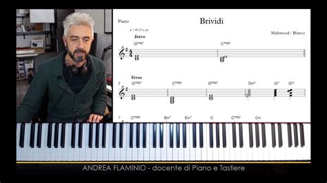 A Lezione Con Andrea Flaminio Brividi Mahmood Blanco Piano