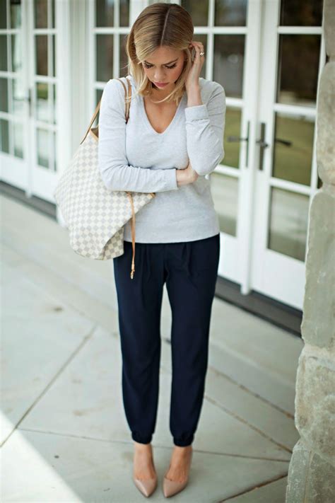 Kensington Way Outfit Track Pants Business Casual Outfits For Women