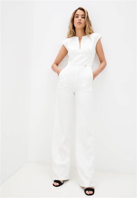 Комбинезон Rich Naked Victoria jumpsuit цвет белый MP XW F купить в интернет