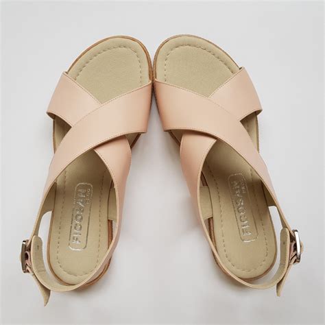 Sandale Comode Din Piele Naturala Nude Bianca