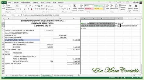 Estado De Perdidas Y Ganancias Ejemplo Excel Opciones De Ejemplo Images