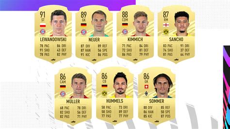 Fifa Estos Son Los Jugadores Con Mejor Media De La Bundesliga